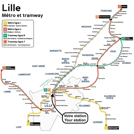 Centre - Nice, Cozy And Functional Лилль